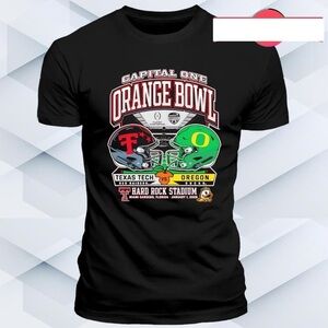 Texas Tech 2025 Orange Bowl Vs. Oregon Hard Rock Stadium Shirt